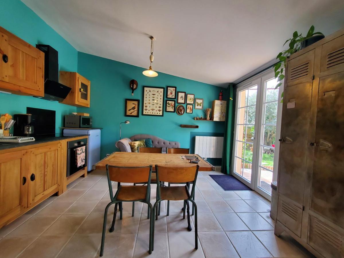 La Dolce Vita - Studio Dans Propriete Avec Piscine Montpeyroux  Exterior photo